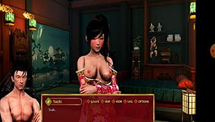 Watch the commoner get blown by big cocks!