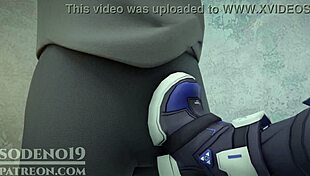 I caught Honaki Star Rail's Silver Wolf jerking, got footjob and more