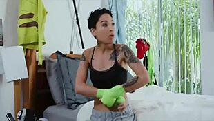 Lesbian Cheeraleaders Share Intimate Moments