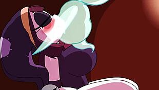 Pomni, want a dick or treat for halloween in this zaviel hentai cartoon anime?