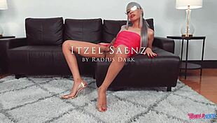 itzel the horny tgirl always masturbating solo