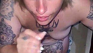 Blonde Friend Sloppily Sucks Fat Cock With Spitting And Cumshot Facial