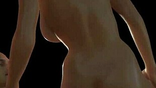 blonde babe side bangs her guy in wild 3d porn