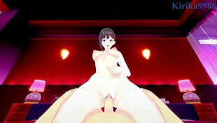 Kobeni and Makima get intense in Chainsaw Man hentai