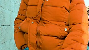 Beautiful Girl Dancing In Cosplay Outside