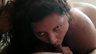 Wife and husband share daily moments