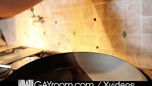 Gay Room Compilation of Guys Meeting Many Hunks