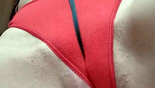 she asks, playing with pussy in panties?