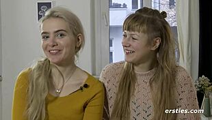 Amateur Lesbians Explore Toys Together