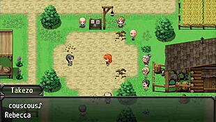 Redhead Girl Saves Boy from Bandits in Rebecca's Sword