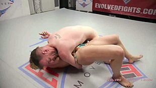 Chad diamond uses sneaky wrestling moves for handjob and ass licking on cheyenne jewel