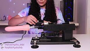 unboxing new sex machine and testing its speed