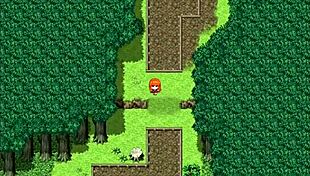 Redhead Girl Saves Boy from Bandits in Rebecca's Sword