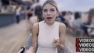 girl picked up in bucharest taxi for outdoor fun