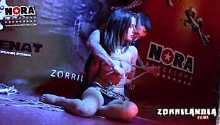 Teen 18+ Slave Bound in Shibari Bondage