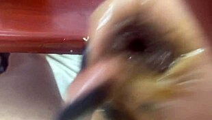 Shemale mommy delivers big cumshot in cowgirl hentai close-up