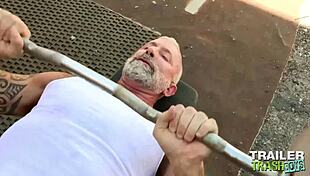 lance charger barebacks timothy drake in outdoor muscular bodybuilder scene 😈