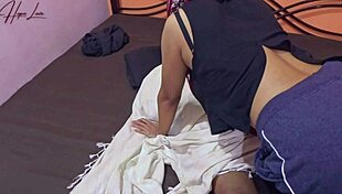 Hot Malaysian Babe Rides Big Black Cock in Bedroom