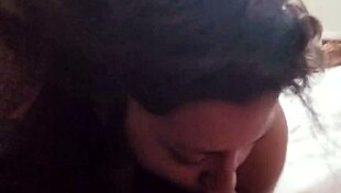 Wife and husband share daily moments