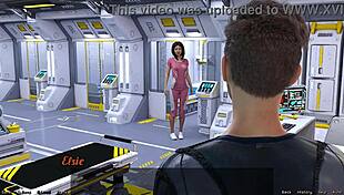 Stranded shy emo girl seeks help in space