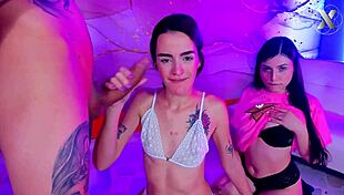 I crave her delicious blowjobs in this hot latina blowbang