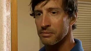 Flexible cheerleader performs acrobatic routines.