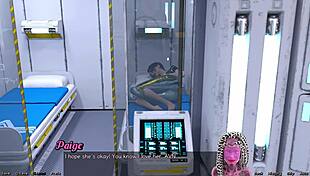 Stranded shy emo girl seeks help in space