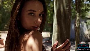 Gloria sol the gorgeous brunette milf model undresses in softcore striptease