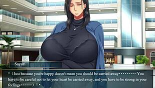 In Kanojo No Okaa-san Ep5, He Fucks Her Passionately In The Bathroom