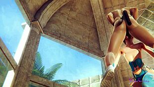 Elsa femboy expertly swallows cock in Disney Frozen yaoi.