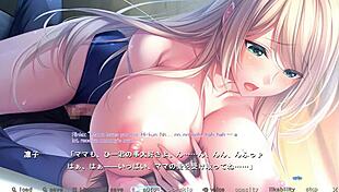 this hentai scene has bunny's mom providing daikou service with subtitles