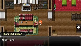 Redhead Girl Saves Boy from Bandits in Rebecca's Sword