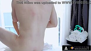 Gorgeous Busty Masseuse Gets Her Ass And Pussy Fucked By Long-Time Best Friend During Fantasy Massage