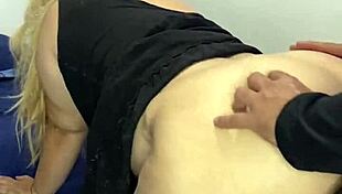 my boss's milf wife gets drunk and visits my dorm for doggystyle and cum on ass