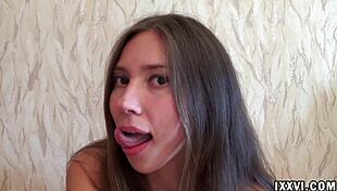 Ananta shakti SUCKS dildo FETISHLY