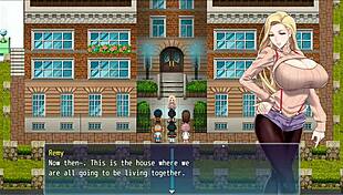 i'm in apostle pornplay hentai game ep 4, livin with these beautiful hot girls who undress and show their perfect bodies