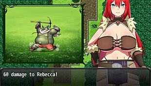 Redhead Girl Saves Boy from Bandits in Rebecca's Sword