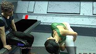 Stranded shy emo girl seeks help in space