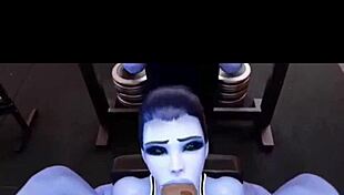 Compilación SFM de Overwatch incluye deepthroat y tetas grandes