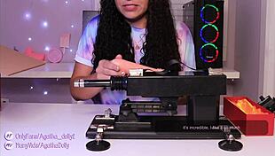 unboxing new sex machine and testing its speed