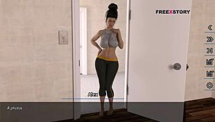 dreams of desire nude photoshoot with indian landlady in 3d game