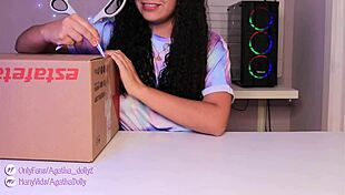 unboxing new sex machine and testing its speed