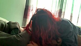 She Doesn't Realize I'm Recording While She Devours My Cock!