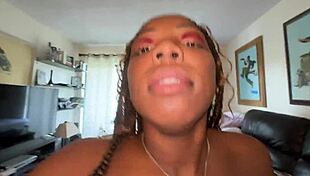 Lucy Hayz waters plants in bedroom