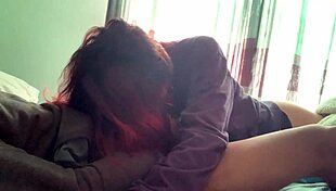 She Doesn't Realize I'm Recording While She Devours My Cock!