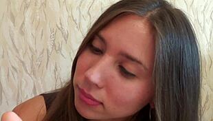 Ananta shakti SUCKS dildo FETISHLY