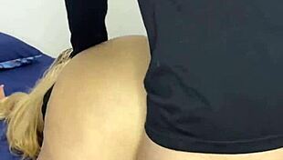 my boss's milf wife gets drunk and visits my dorm for doggystyle and cum on ass