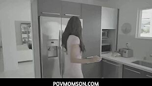 gia vendetti offers stepson blowjob feast on tight muff at holiday party