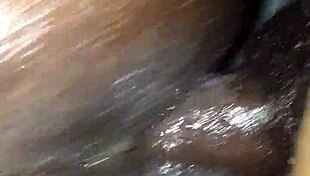 This babe gets her pussy filled with cum while facedown.