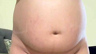 This horny pregnant Arab wife with big natural tits searches for a guy to bang her hairy pussy